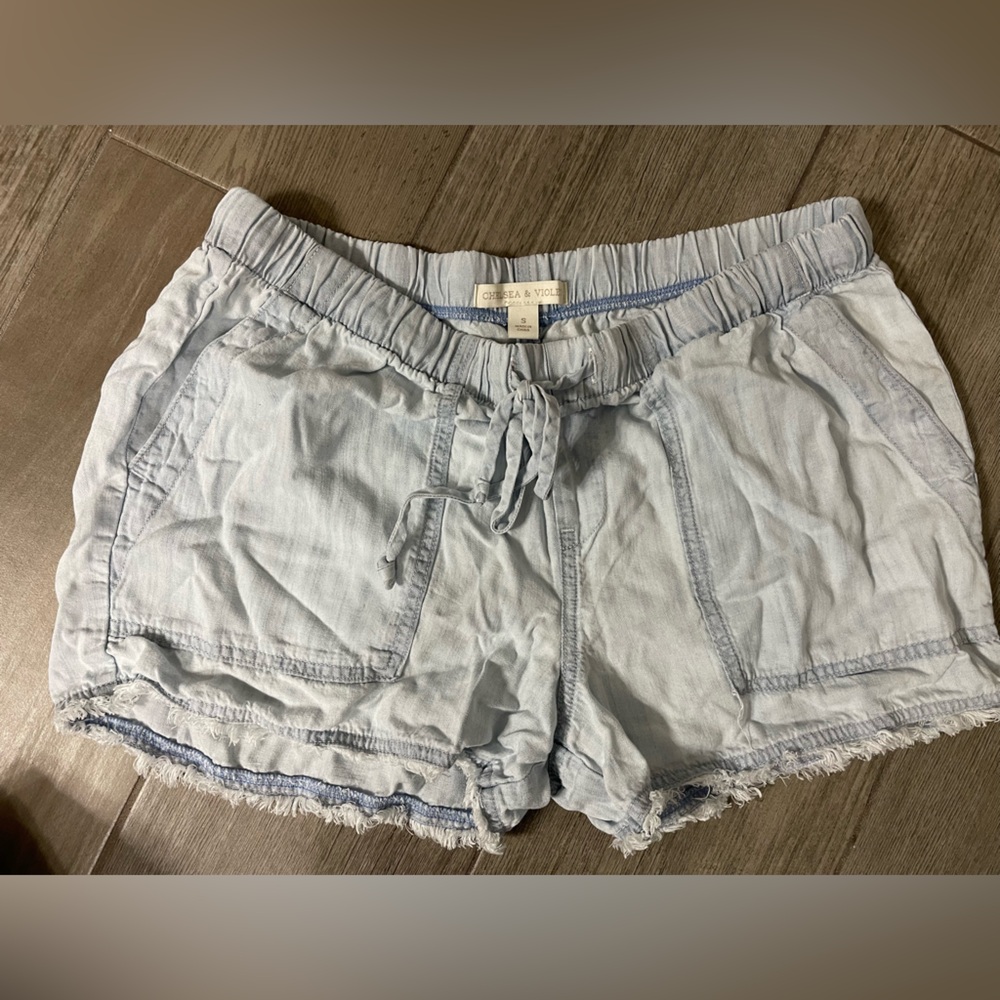 Chelsea and Violet Light Blue Women's Shorts